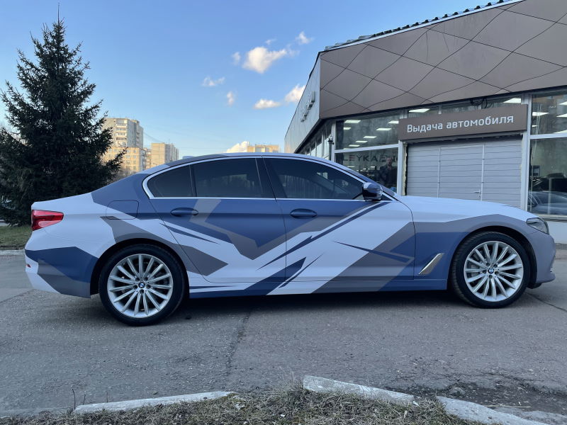 Обновление внешнего вида BMW 5 в студии детейлинга